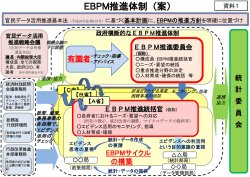 EBPM推進体制（案）（三輪補佐官提出資料） （PDF/253KB）