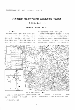 Page 1 秋田県立博物館研究報告 第7号 37〜50ページ 1982年3月