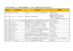 資料3 交付決定事業者一覧