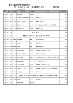 （日曜日）雨天時ステージスケジュール（PDF：119KB）