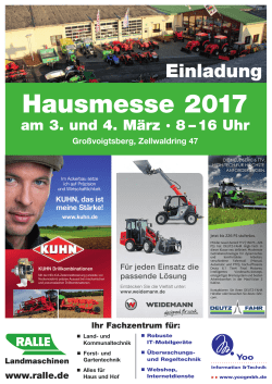 Hausmesse 2017 - Ralle Landmaschinen