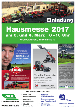 Hausmesse 2017 - Ralle Landmaschinen