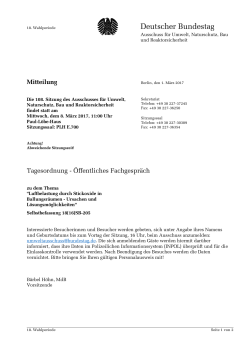 PDF | 100 KB - Deutscher Bundestag