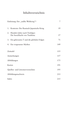 Inhaltsverzeichnis