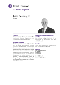 Dirk Seeburger - Grant Thornton