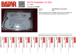 SATA Festplatte 3,5 Zoll
