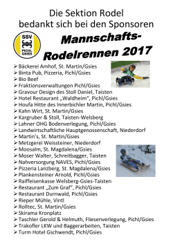 Mannschafts-Rodelrennen 2017