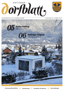 Dorfblatt, Februar 2017