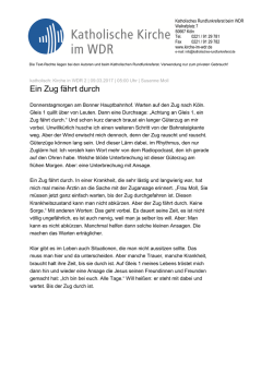 Ein Zug f&auml;hrt durch