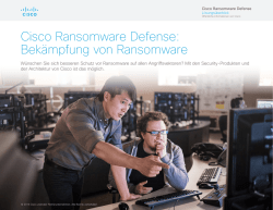 Ransomware Defense-Lösung