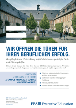 Infoflyer - Health Care Management Institute