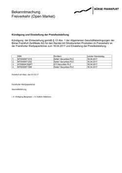 Diverse Emittenten