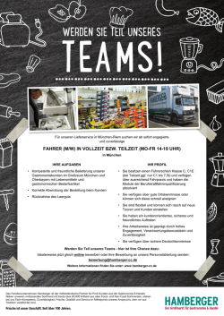 FAHRER (M/W)