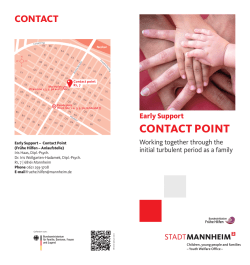 Early Support CONTACT POINT