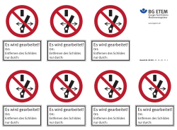 Es wird gearbeitet