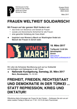 Flugi FfF März 17 - Frauen für den Frieden