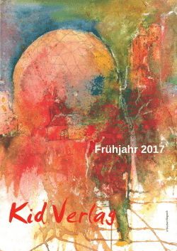 Verlagsprospekt Frühjahr 2017