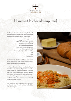 Rezept-Hummus - Weingut Axel Schmitt