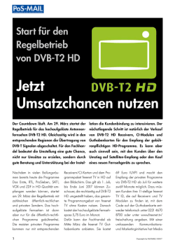 Jetzt Umsatzchancen nutzen - Pos-Mail