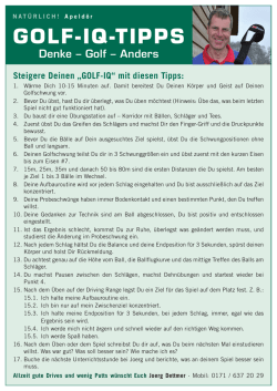 golf-iq-tipps - PGA Pro Joerg Dettmer