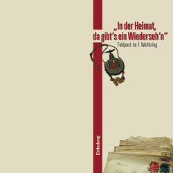 In der Heimat, da gibt`s ein Wiederseh`n