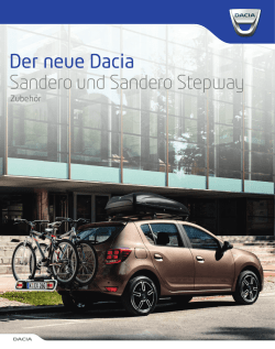 Zubehörbroschüre - Dacia Deutschland