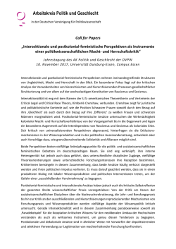 Zum CfP - Soziopolis