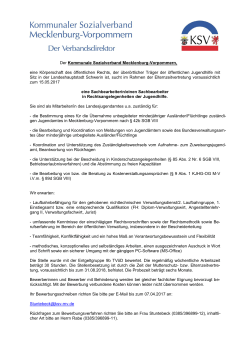Landeszuweisungsstelle - Kommunaler Sozialverband Mecklenburg