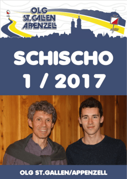 Schischo 1 / 2017 - OLG St. Gallen/Appenzell