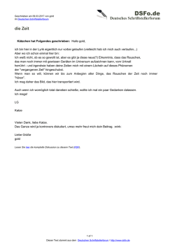 die Zeit - Deutsches Schriftstellerforum