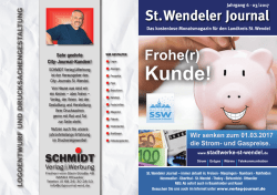 PDF-Download - St. Wendeler Journal