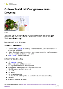 Gr&uuml;nkohlsalat mit Orangen-Walnuss-Dressing