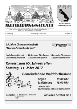 Donnerstag, 09.03.2017 - Gemeinde Walddorfh&auml;slach