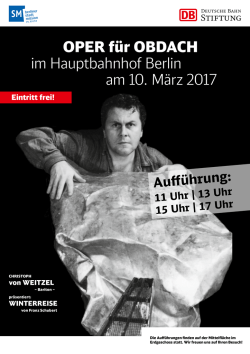 Plakat zum - Berliner Stadtmission
