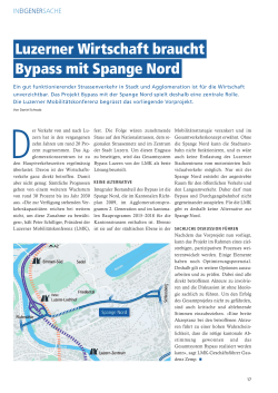 Luzerner Wirtschaft braucht Bypass mit Spange Nord