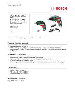 IXO Familien-Set - Bosch Heimwerken