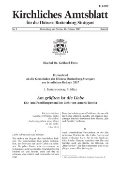 Kirchliches Amtsblatt - Seelsorgeeinheit Bad Waldsee