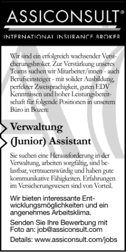 Verwaltung (Junior) Assistant