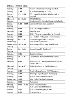 Jahres-Termin-Plan