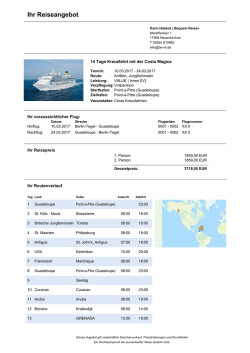 Ihr Reiseangebot