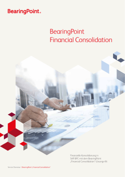 BearingPoint Financial Consolidation