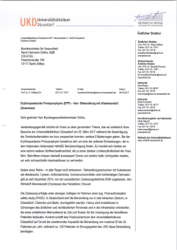 Brief an Bundesminister Gröhe - Epp