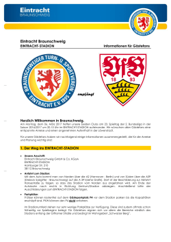 Eintracht Braunschweig empfängt