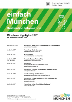 München - Highlights 2017