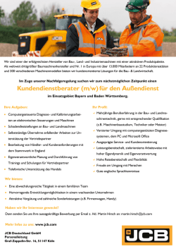 Kundendienstberater (m/w)