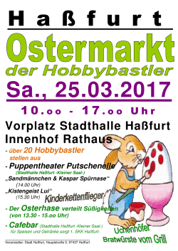 Plakat 2017 - Stadt Haßfurt