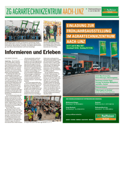 Informieren und Erleben