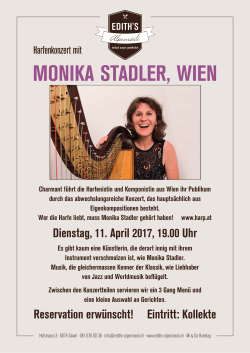 Harfenkonzert mit - Ediths Alpenrösli Giswil