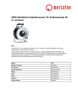 HEDI Stahlbl.-Kabeltrommel, Au&szlig;eneinsatz