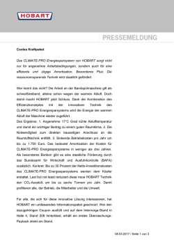 Cooles Kraftpaket Das CLIMATE-PRO Energiesparsystem von